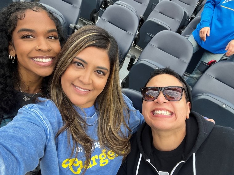 Rahima with her daughter, Amara and late sister, Senna